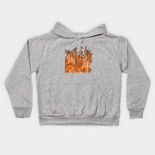 Orange Flame Kids Hoodie